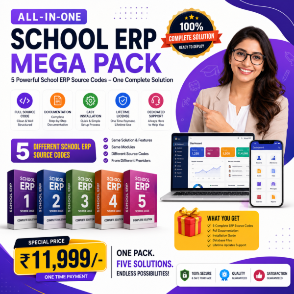 School ERP Source Code Bundle